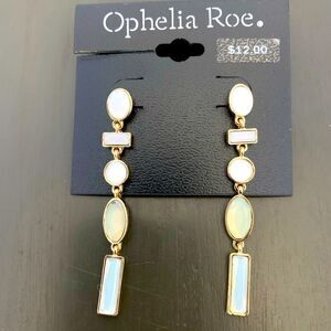 Opelia Roe gemstone dangle earrings